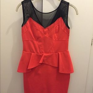Peplum Mini Dress